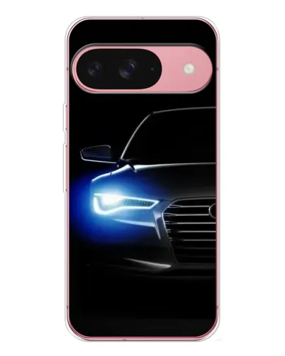 Чехол для Google Pixel 10 Pro с картинкой «Неоновый взгляд Audi»