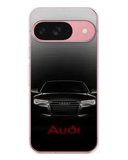 Чехол для Google Pixel 10 Pro с картинкой «Audi — градиентный контур»