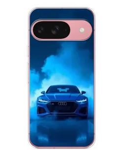 Чехол для Google Pixel 10 Pro с картинкой «Audi — голубая энергия»