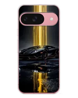 Чехол для Google Pixel 10 Pro с картинкой «Ночной Lamborghini драйв»