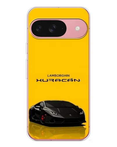 Чехол для Google Pixel 10 Pro с картинкой «Lamborghini Huracan черный»