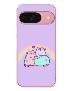 Чохол для Google Pixel 10 Pro з картинкою «Веселкові Пушини»