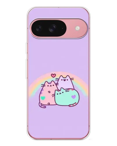 Чохол для Google Pixel 10 Pro з картинкою «Веселкові Пушини»