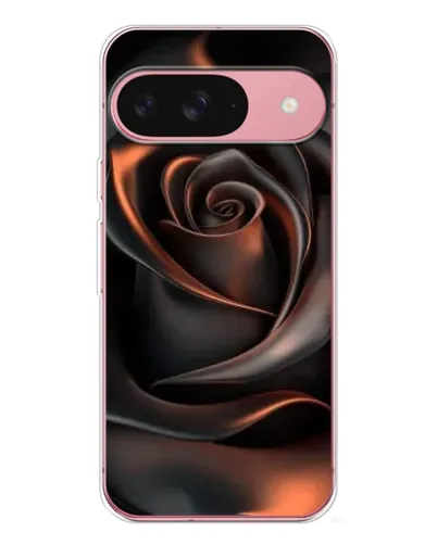 Чохол для Google Pixel 10 Pro з картинкою «Шовкова чорна троянда»