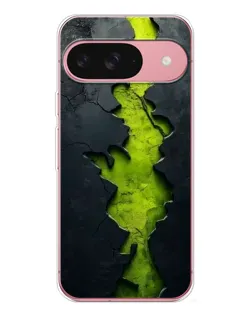 Чохол для Google Pixel 10 Pro з картинкою «Салатовий розлом скелі»