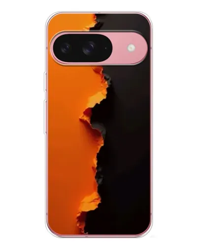 Чохол для Google Pixel 10 Pro з картинкою «Помаранчевий розлом»