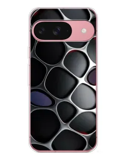 Чохол для Google Pixel 10 Pro з картинкою «Об'ємна темна решітка»