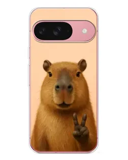 Чехол для Google Pixel 10 Pro с картинкой «Капибара виктория»