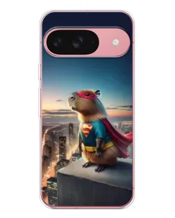 Чехол для Google Pixel 10 Pro с картинкой «Капи-мен супергерой»