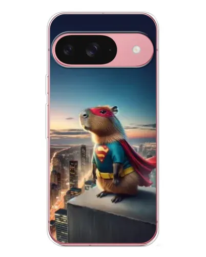 Чохол для Google Pixel 10 Pro з картинкою «Капі-мен супергерой»