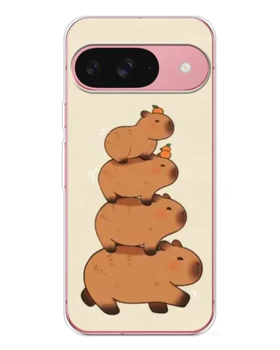 Чохол для Google Pixel 10 Pro з картинкою «Вежа з капібар»