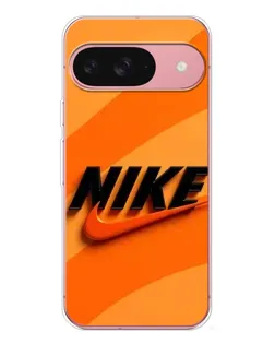 Чехол для Google Pixel 10 с картинкой «Оранжевый драйв Nike»