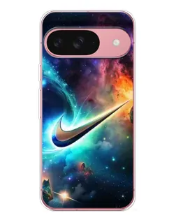 Чохол для Google Pixel 10 з картинкою «Космічний Nike Swoosh»