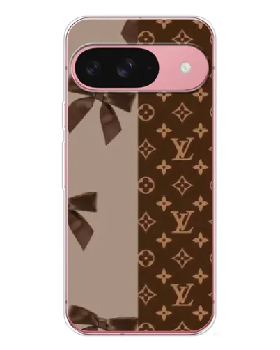 Чехол для Google Pixel 10 с картинкой «Louis Vuitton — банты»