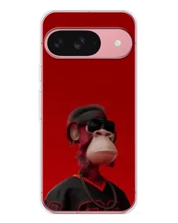 Чехол для Google Pixel 10 с картинкой «Bored Ape в красном»