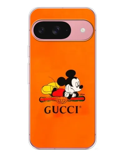 Чохол для Google Pixel 10 з картинкою «Міккі Маус Gucci — помаранч»