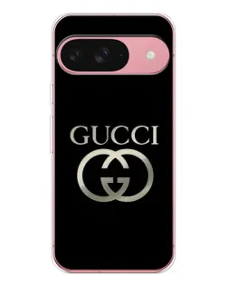 Чехол для Google Pixel 10 с картинкой «Gucci — золото на черном»