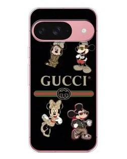 Чехол для Google Pixel 10 с картинкой «Gucci — герои Disney и монограмма»