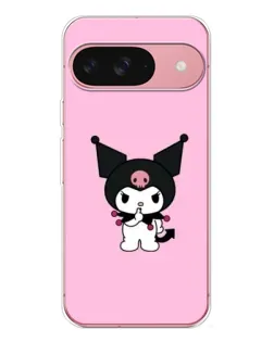 Чехол для Google Pixel 10 с картинкой «Kuromi — розовая нежность»