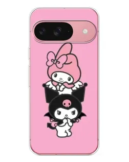 Чехол для Google Pixel 10 с картинкой «Трио My Melody и Kuromi»