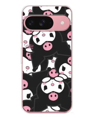 Чехол для Google Pixel 10 с картинкой «Kuromi с сердечком»