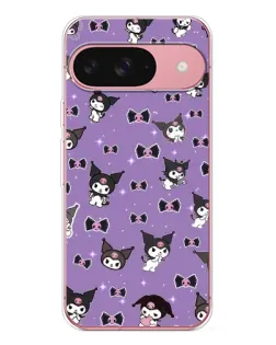 Чехол для Google Pixel 10 с картинкой «Kuromi — паттерн»