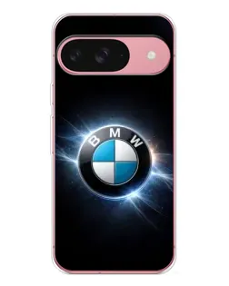 Чехол для Google Pixel 10 с картинкой «BMW — неоновое сияние»