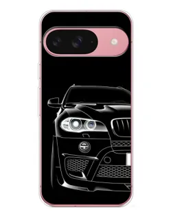 Чехол для Google Pixel 10 с картинкой «Темный силуэт BMW»