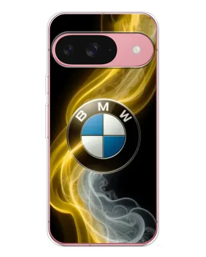 Чехол для Google Pixel 10 с картинкой «Золотистый дым BMW»