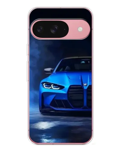 Чехол для Google Pixel 10 с картинкой «Голубая BMW M4»