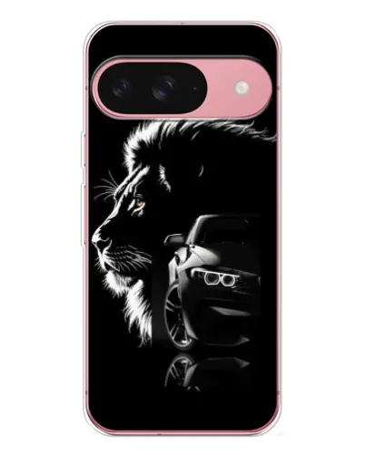 Чехол для Google Pixel 10 с картинкой «BMW и лев»