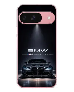 Чохол для Google Pixel 10 з картинкою «BMW крізь нічне місто»