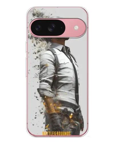 Чехол для Google Pixel 10 с картинкой «PUBG — боец в пыли»