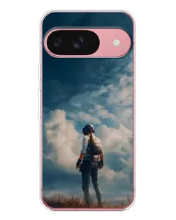Чехол для Google Pixel 10 с картинкой «Герой PUBG на скале»