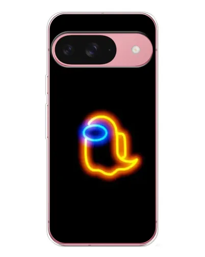 Чехол для Google Pixel 10 с картинкой «Among Us неоновое сияние»