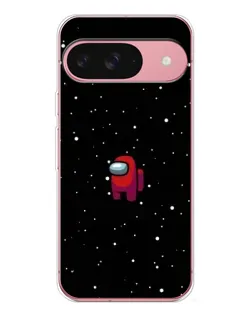 Чехол для Google Pixel 10 с картинкой «Красный Among Us»