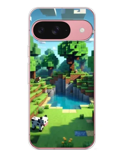 Чехол для Google Pixel 10 с картинкой «Minecraft летний день»