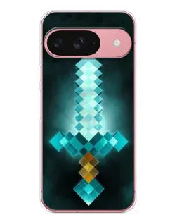 Чехол для Google Pixel 10 с картинкой «Алмазный меч неон»