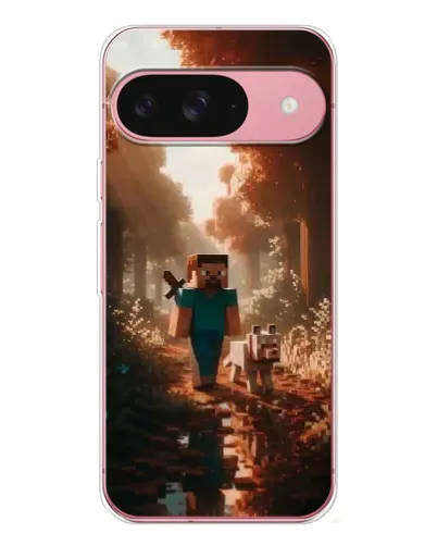 Чехол для Google Pixel 10 с картинкой «Стив в лесу»