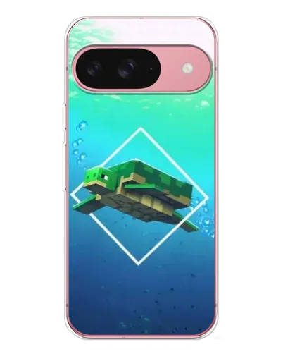 Чехол для Google Pixel 10 с картинкой «Черепаха Minecraft»