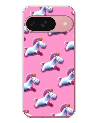 Чехол для Google Pixel 10 с картинкой «Единороги на розовом»