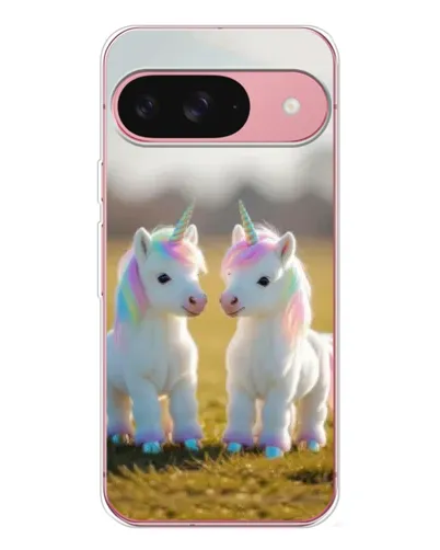 Чехол для Google Pixel 10 с картинкой «Пара единорогов»