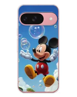 Чехол для Google Pixel 10 с картинкой «Mickey и мыльные пузыри»