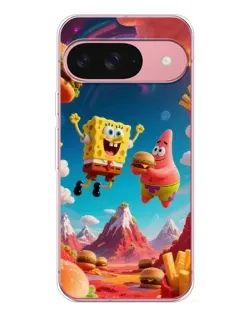 Чехол для Google Pixel 10 с картинкой «Космический фастфуд»