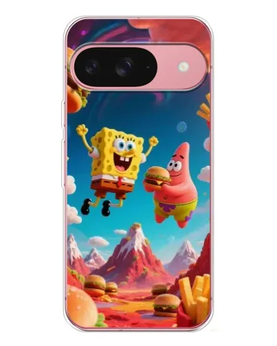 Чехол для Google Pixel 10 с картинкой «Космический фастфуд»