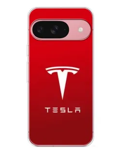 Чехол для Google Pixel 10 с картинкой «Tesla Red Classic»