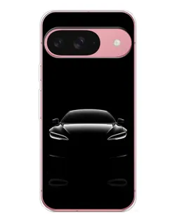 Чехол для Google Pixel 10 с картинкой «Силуэт Tesla Night»