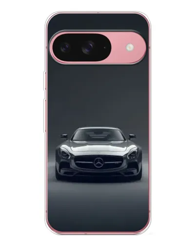 Чехол для Google Pixel 10 с картинкой «Mercedes на черном»