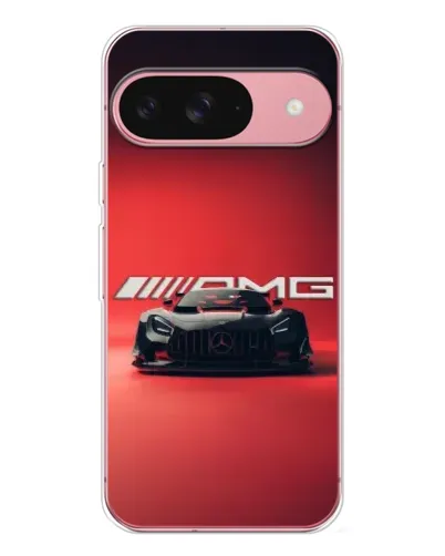 Чохол для Google Pixel 10 з картинкою «Mercedes AMG — червона лінія»