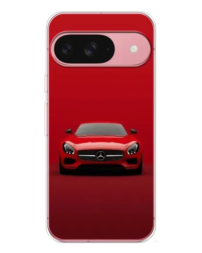 Чехол для Google Pixel 10 с картинкой «Красный Mercedes AMG»